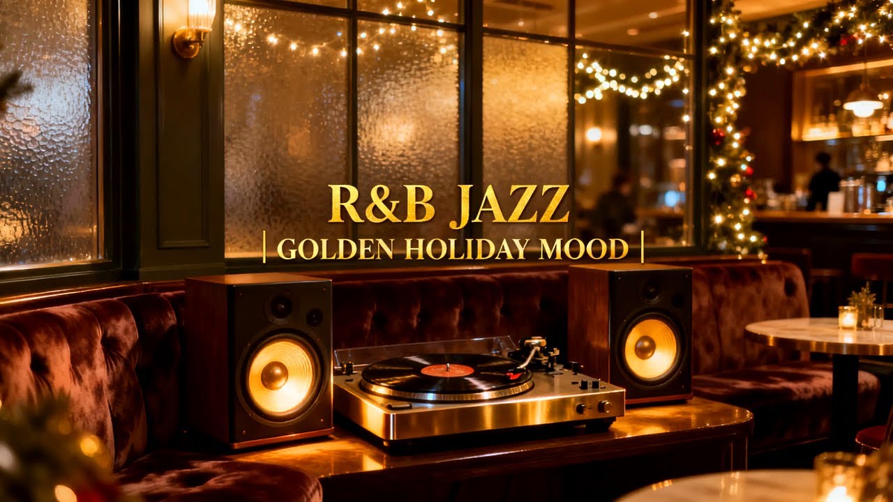 Late November Rain Jazz for Deep Focus | Warm Golden RnB Café Ambience