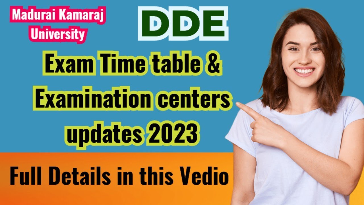 Madurai Kamaraj University Exam Center And Time Table Update 2023 april-22-exam-time-table-exam-centre-ug-mba-mca-only-semester