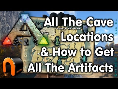 Ark Cave Locations How To Get All The Artifacts Youtube