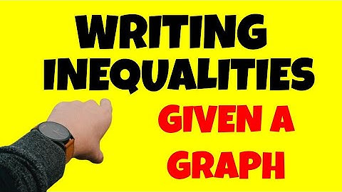 Writing an inequality given a graph on the number line