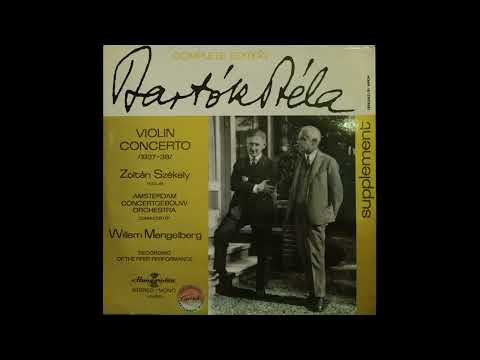 B.BARTÓK/ KONZERT  Nr.2 UNIVERSAL EDTION Bela Bartok, Willem Mengelberg, Royal Concertgebouw