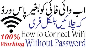 How Connect WiFi Without Password (No Root) 100% Working in Hindi/Urdu