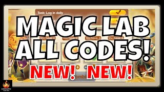 ALL FREE CODES Castle Clash Magic Lab Codes screenshot 5