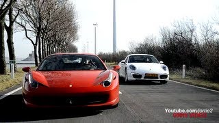 Fb: http://www.facebook.com/jorrie2yt &
http://www.facebook.com/jorrik.aben for my 600th video i have filmed a
red ferrari 458 italia and white porsche 991...