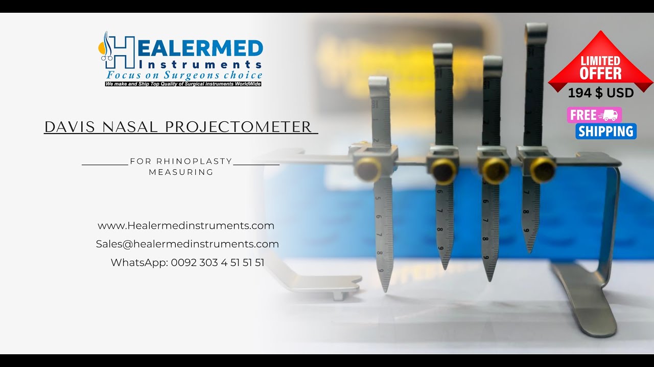 Davis Nasal Projectometer by Healermed instruments | Rhinoplasty | How ...