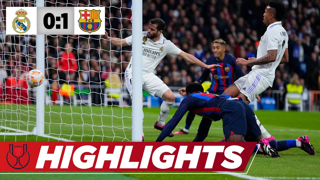 FC Barcelona mit brutaler Effizienz gegen Real Madrid Copa del Rey Highlights