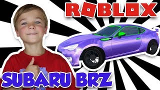 MY BRAND NEW SUBARU BRZ in ROBLOX VEHICLE SIMULATOR | DRAG RACES | CAR STUNTS