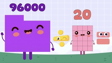 Numberblocks | Math Division Part 6 | Learn Division | DIVISION OF NUMBERBLOCKS | Division Numbers