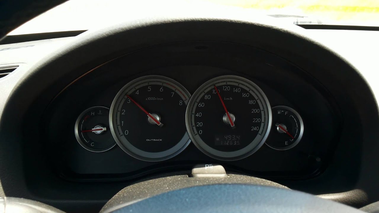 Subaru Outback 2.5 MT sound YouTube