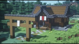 【マインクラフト】和風建築・神社の作り方【Minecraft】How to Build a Shrine【マイクラ建築】