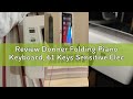 Review Donner Folding Piano Keyboard, 61 Keys Sensitive Electric Piano, Portable Beginner Digital Fo