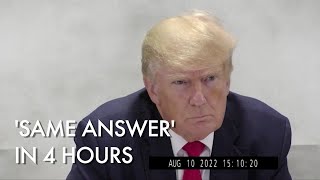 HEAR How Donald Trump repeatedly refuses to answer in four- hour interview by NY Attorney General