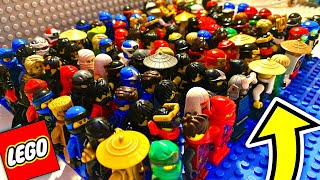 ASMR let's line up my new ninjago figures together #2 ! LEGO HAUL 65 figür new collection koleksiyon