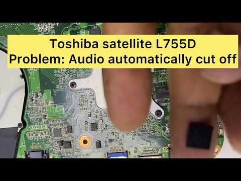 Toshiba Satellite L755 Sound Problem. Conexant Cx20587 Audio IC