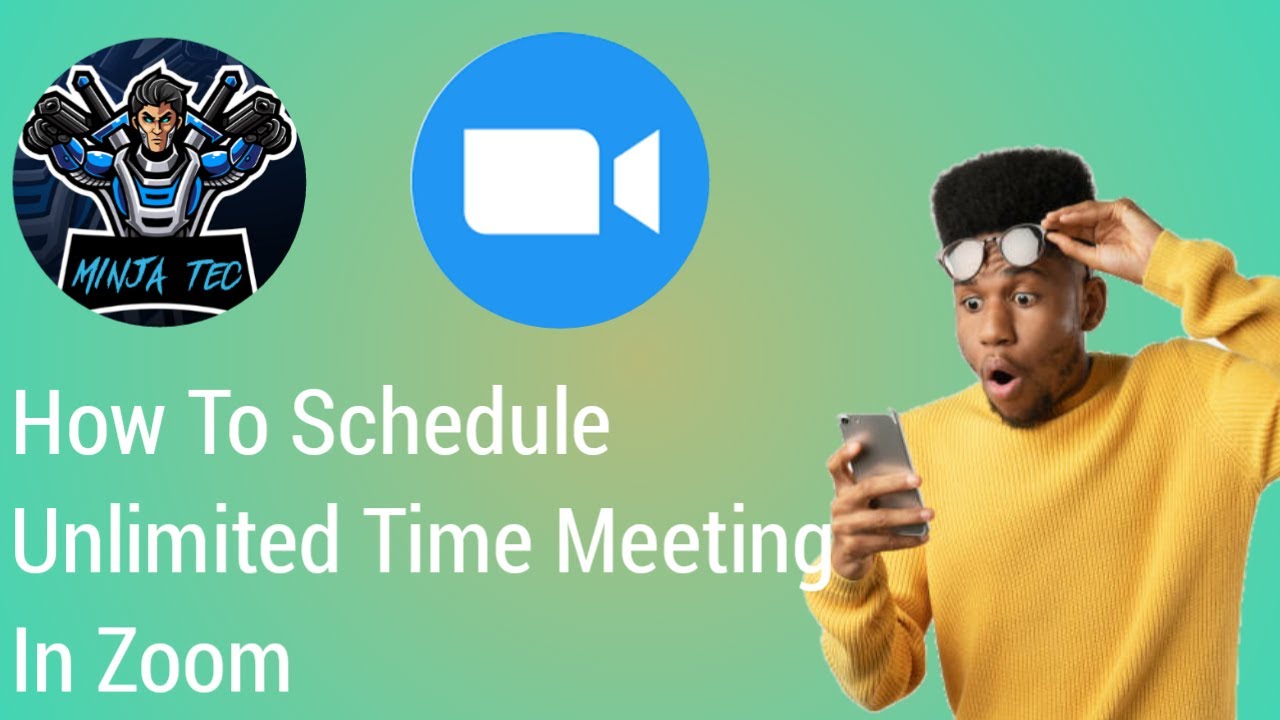 How To Schedule Unlimited Time Meeting In Zoom - YouTube