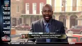 Jerry Rice responds to Randy Moss claiming to be the greatest wide receiver