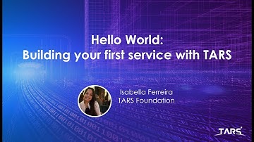 Hello World: Building your first service with TARS