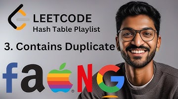 217. Contains Duplicate | #3 | Hash Table Playlist #hashtable #leetcode #algorithms