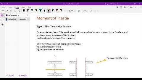 Moment of Inertia of Composite Section - Part 1