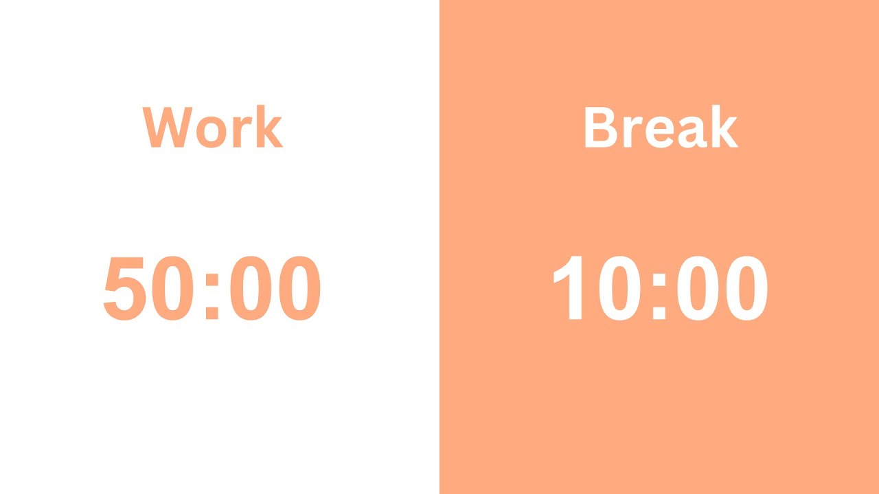 50 / 10 Pomodoro Timer || No music - Study for dreams - Deep focus ...