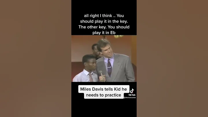 Miles Davis Tells Kid how it is. #milesdavis #fyp #jazz #musicteacher #trumpet #jazzlessons - DayDayNews