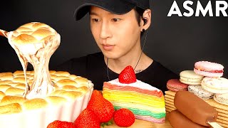 Asmr chocolate ice cream, s'mores dip, macaron mukbang 먹방 check
out my instagram: http://www.instagram.com/zachchoi facebook:
http://www.faceboo...