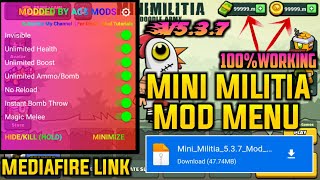 Mini Militia Mod Menu V5.3.7 | Mini Militia Mod Menu Download Link |