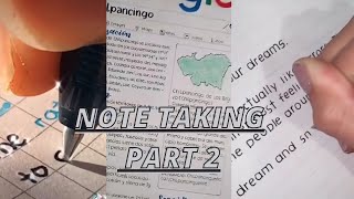 Note taking part 2 | Tiktok compilation