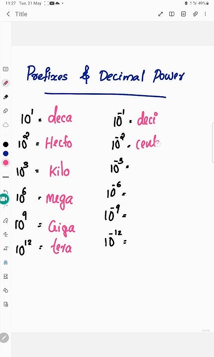 #workshop calculation # prefixes and decimal power# - YouTube