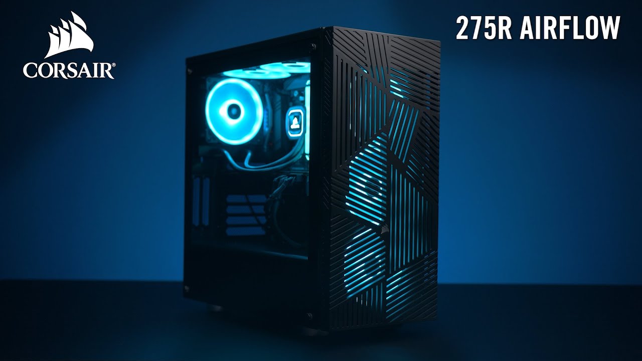 CORSAIR 275R Airflow Mid-Tower ATX Case - Modern Design, Maximum Airflow - YouTube