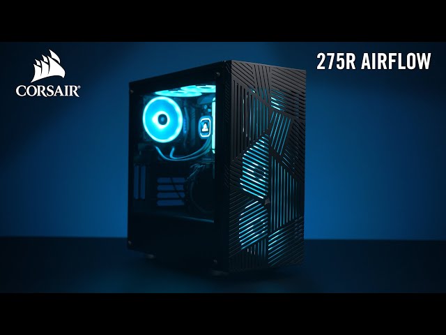 CORSAIR 275R Airflow Mid-Tower - Modern Design, Maximum -