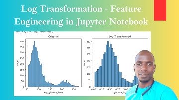 Log Transformation feature engineering in Jupyter Notebook