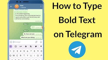 How to Write Bold Text in Telegram App?