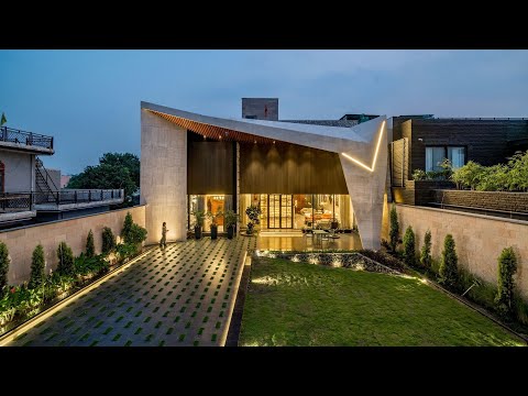 Modern Indian Palace in #Bhogpur, Punjab, #India by Space Race Architects