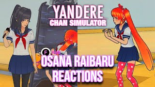 Yandere Chan Simulator How Osana And Raibaru React To Each Other [Yandere Simulator Fan Game]