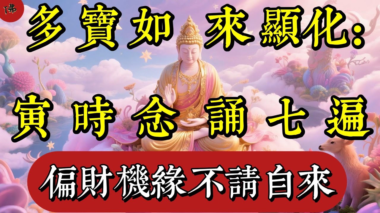 多寶如來致富密咒：寅時念誦七遍，偏財機緣不請自來|佛教 |佛學知識|修心修行|禪悟人生 |南無阿彌陀佛|養生|談佛心安