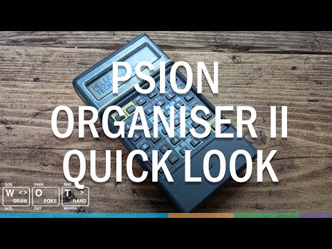 Psion Organiser II (2) - Quick Look