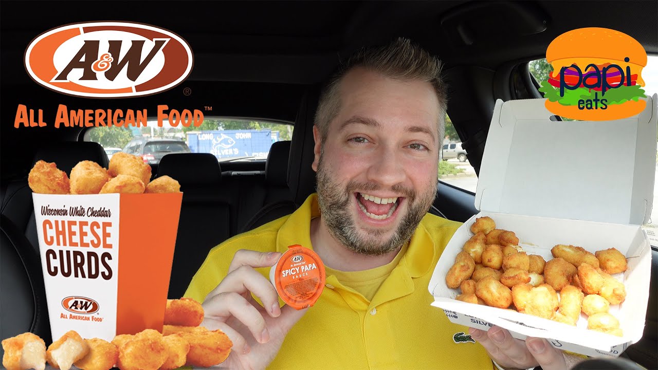A&W Cheese Curds Review YouTube
