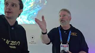 Aurzen TriFold Projector, a Projector in your pocket! Aurzen Zip Tri-Fold Pocket Projector CES 2026