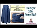 How to Make a Knife Pleated Skirt