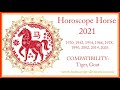 馬 Chinese Horoscope 2021 Horse • Chinese New Year 2021 • Year of the White Metal Ox 牛