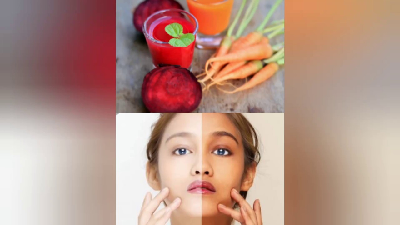 Beetroot And Carrot Mixed Juice For Skin Whitening YouTube