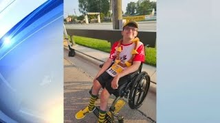 Local teenage athlete with disability participates in Packers 5K Run/Walk