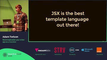 ReactiveConf 2016 LT - Adam Terlson: Reconceptualize your entire app as a function