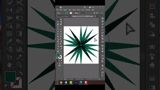 Graphic design tutorial / How to make easy flower or islamic pattern design in illustrator #shorts