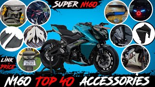 N160 & N250 all accessories and modification🔥N160 underbelly,side panel,visor,x3 kit,tailtidy,wrap