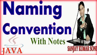 Naming convention in java