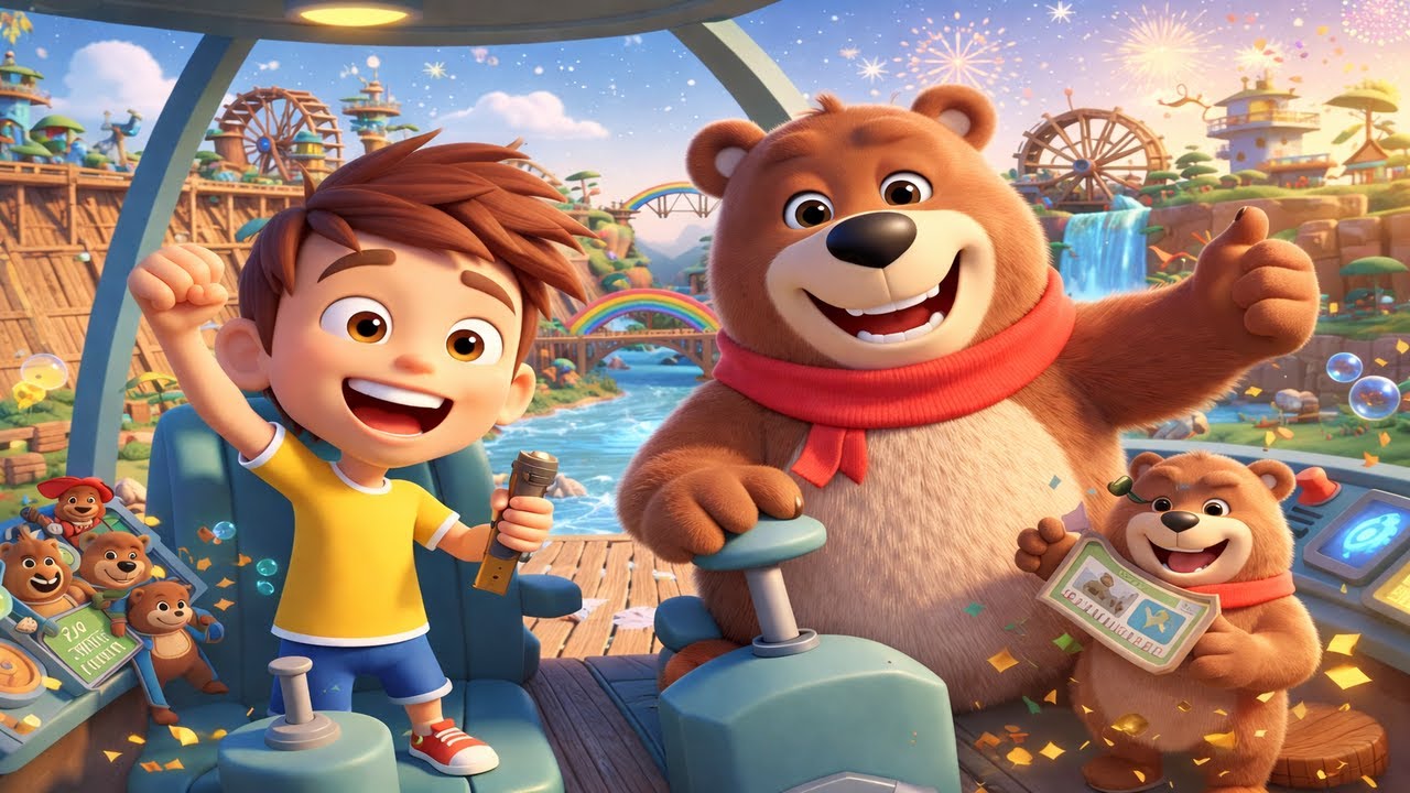 Bon And Buddy Bear Fix It Beaver Planet 🛠️ Teamwork Saves the Dam!  Kids Cartoon 30 Min