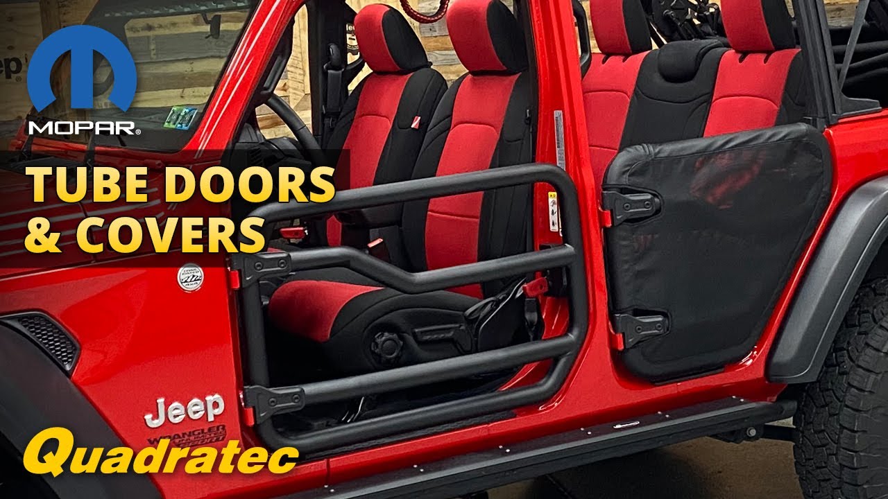 Mopar Tube Doors & Tube Door Covers for Jeep Wrangler JL & Gladiator JT -  YouTube