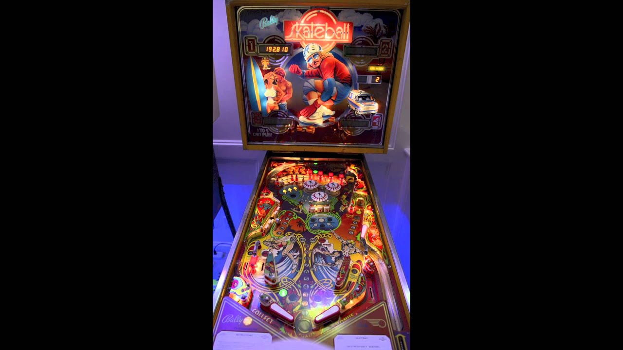 Skateball, Pinball, 1980, Bally